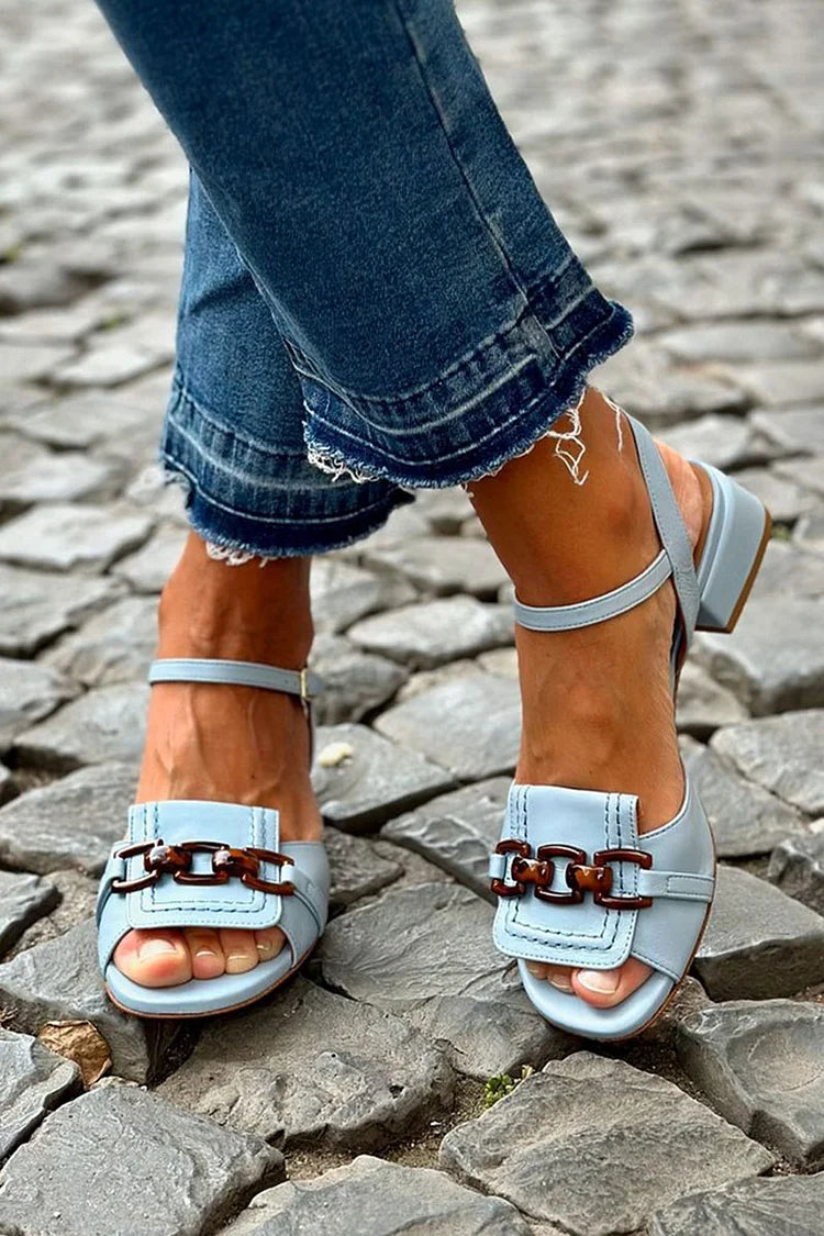 Vakarė™ | Pakrantės Elegancijos Sandalai