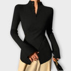 Michiko – Elegantiškas Slim Fit Megztinis
