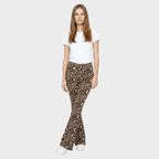Berenice™ - Bootcut leopardų kelnės
