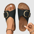 Teresė™ | Ortopedinės veliūro sandalos