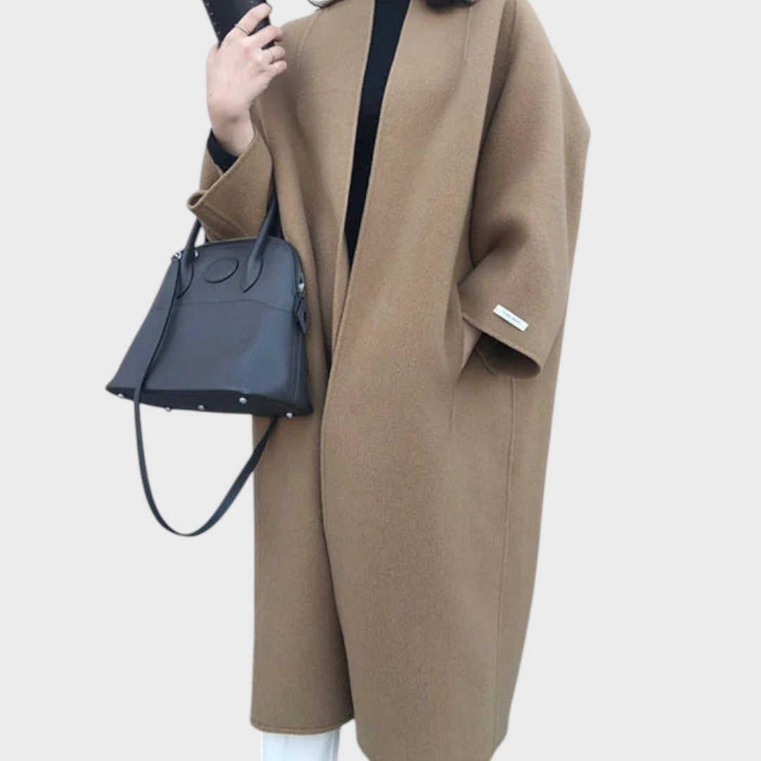 Lukrecija | Elegantiškas ilgas vilnonis paltas